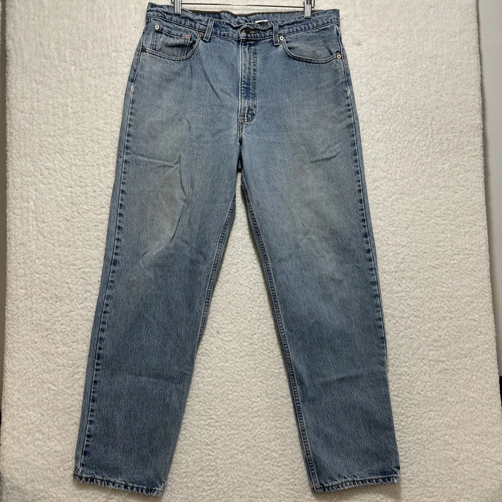 Levi's‎ 550 Vintage Y2K Relaxed Fit Light Wash Jeans Size 36 Made In USA